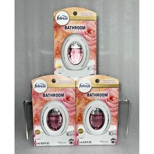 Lot of 3 Febreze Bathroom Small Spaces Air‎ Freshener ROMANCE & DESIRE Scent NEW